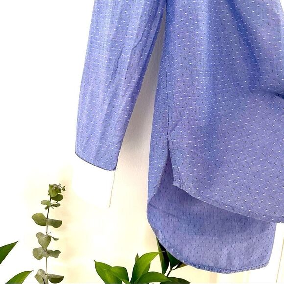 RW&Co Cotton Blue Oxford Shirt Button Up Office Shirt sz Small - Picture 5 of 5